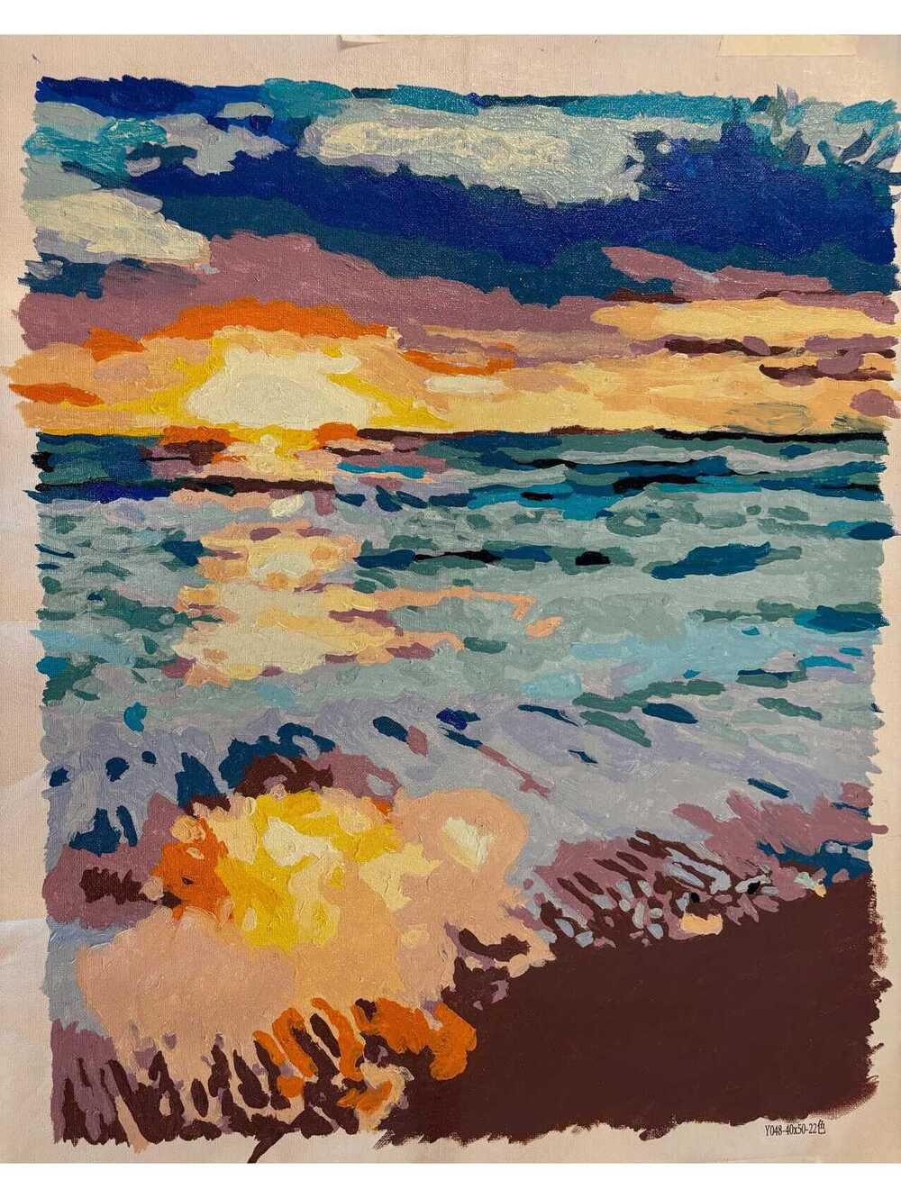 Coastal Sunset Seascape